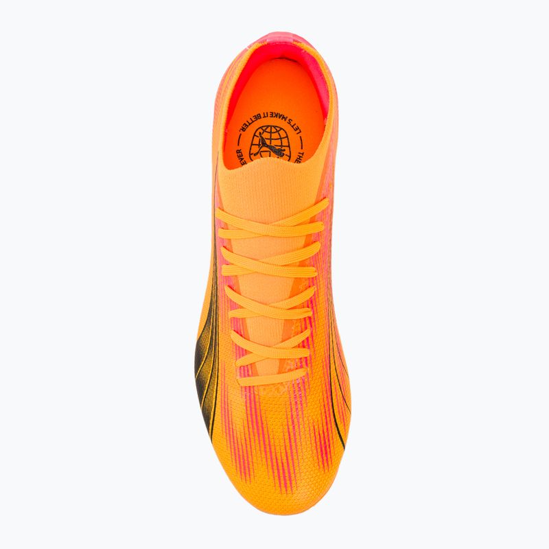 Scarpe da calcio PUMA Ultra Match FG/AG sunset glow/puma nero/sun stream 5