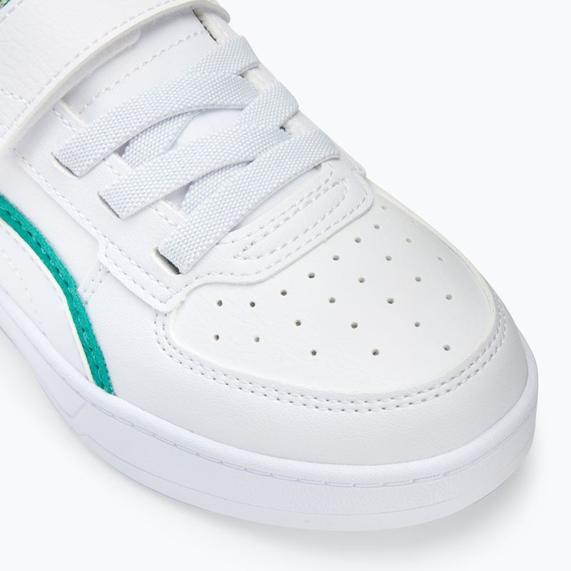 Scarpe da bambino PUMA Caven 2.0 Ready, Set, Better AC+ PS puma bianco/glassa di cobalto/verde scintillante 7