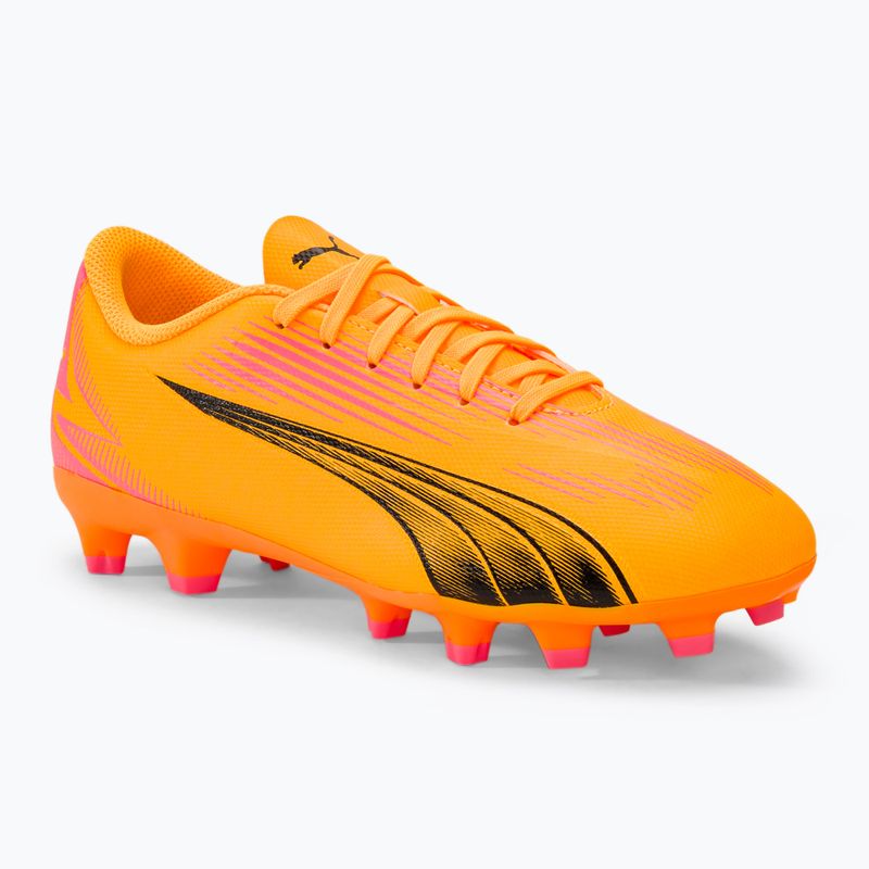 PUMA Ultra Play FG/AG Jr scarpe da calcio bambino sunset glow/puma nero/sun stream