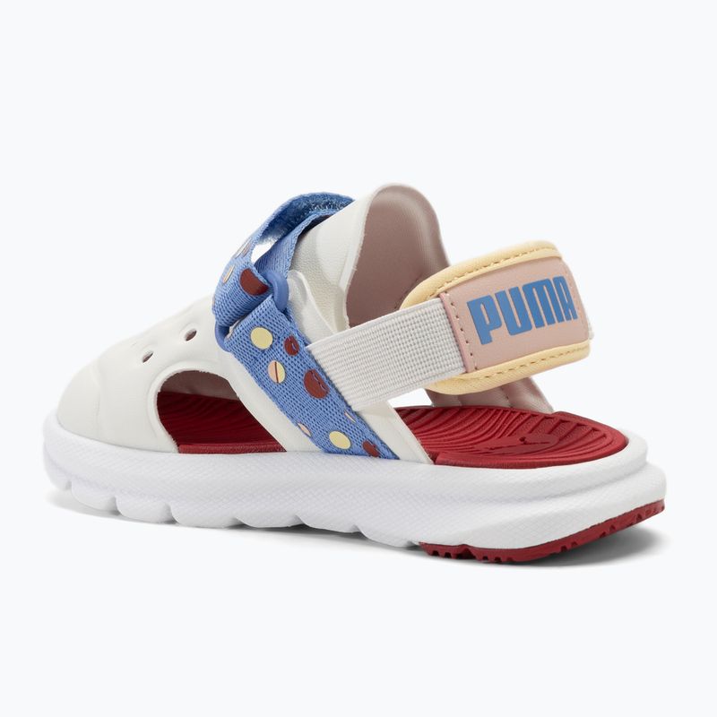 PUMA Evolve Summer Camp AC Inf caldo bianco/cielo blu/camomilla sandali per bambini 3