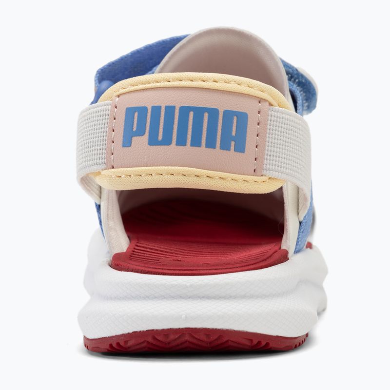 PUMA Evolve Summer Camp AC Inf caldo bianco/cielo blu/camomilla sandali per bambini 6