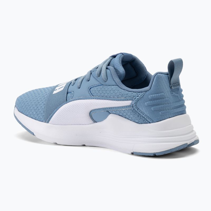 PUMA Wired Run Pure zen blu/puma bianco scarpe da bambino 3