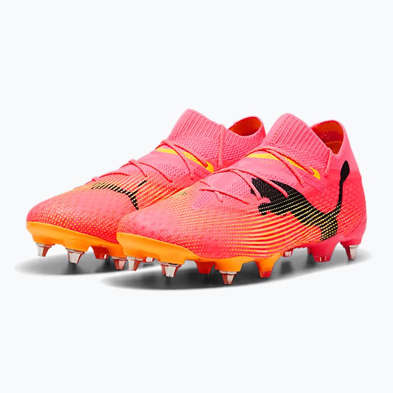 PUMA Future 7 Ultimate MxSG scarpe da calcio sunset glow/puma nero/sun stream 10