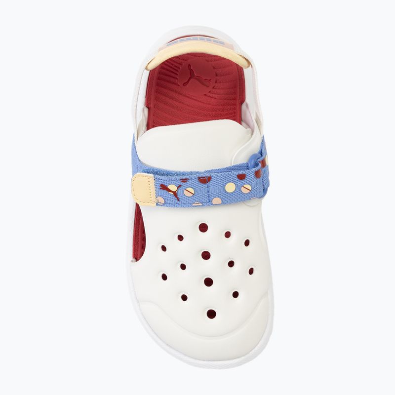 PUMA Evolve Summer Camp AC PS sandali da bambino bianco caldo/cielo blu/camomilla 5