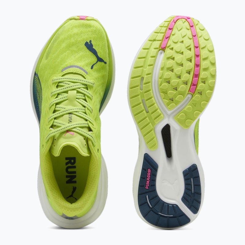 Scarpe da corsa da donna PUMA Deviate Nitro 2 verde 11
