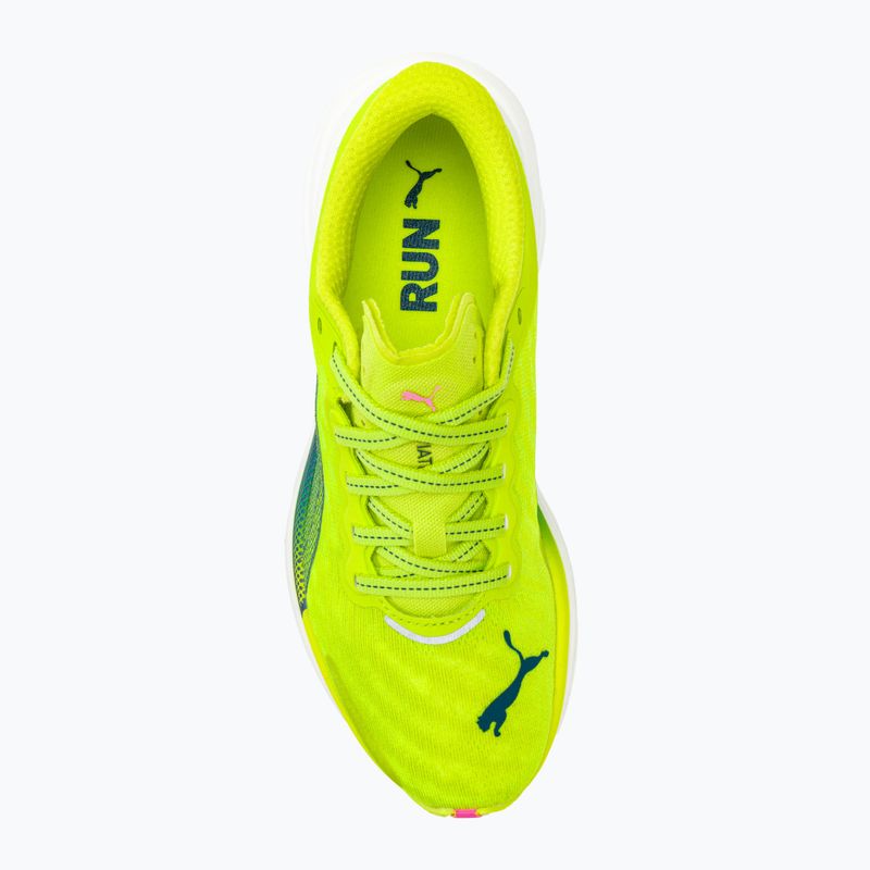 Scarpe da corsa da donna PUMA Deviate Nitro 2 verde 5