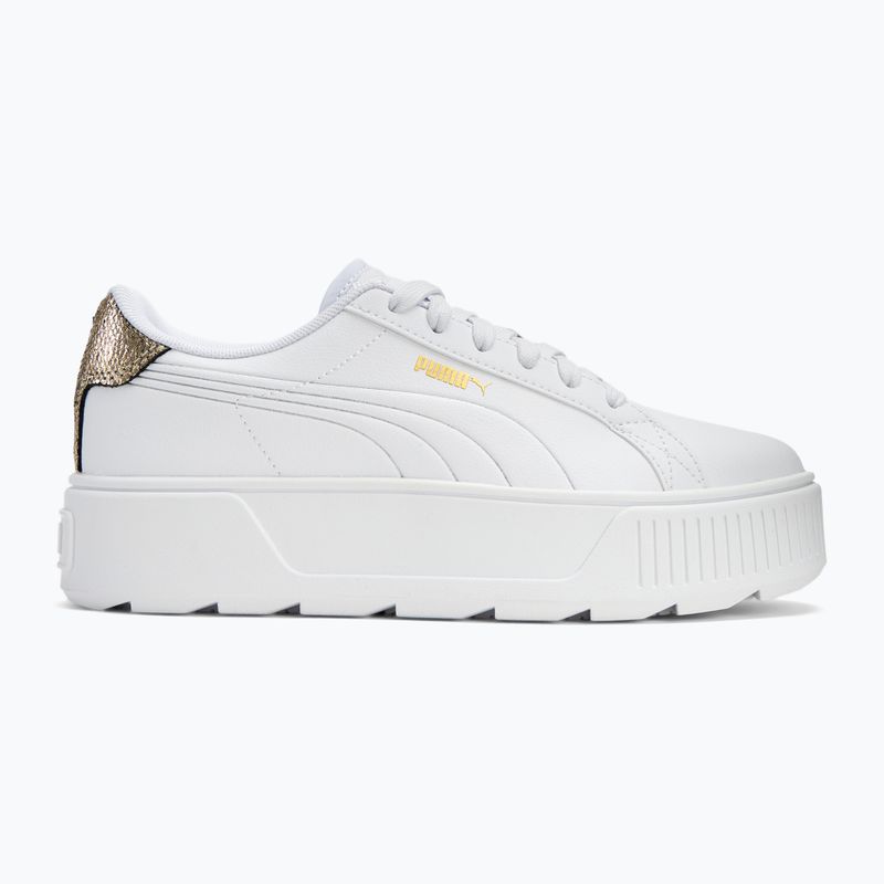 PUMA Karmen Metallic Shine scarpe da donna puma bianco/puma argento/puma oro 2