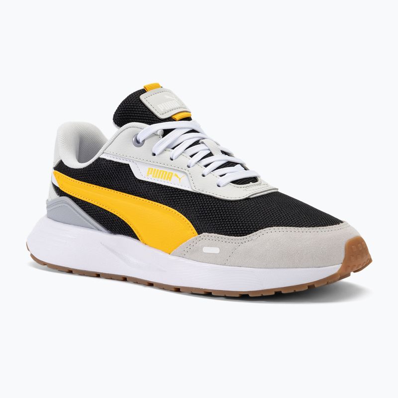 Scarpe PUMA Runtamed Plus nero/giallo sfrigolio/grigio piuma/nebbia grigia/bianco