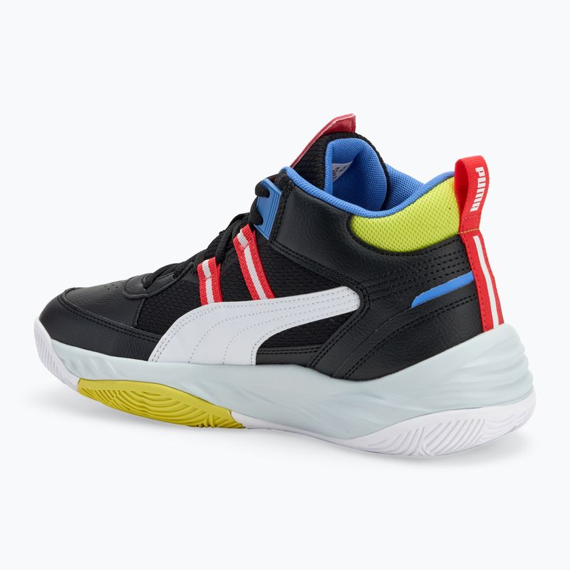 PUMA Rebound Future NextGen puma nero / goccia / lime sheen scarpe 3