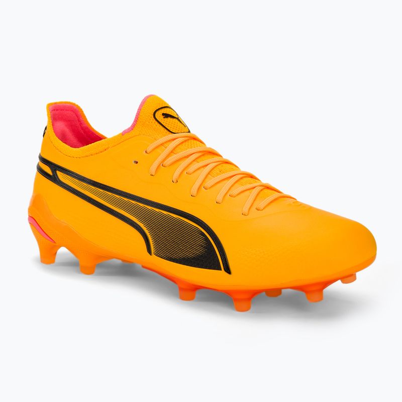 PUMA King Ultimate Fg/Ag sun stream/puma nero/sunset glow scarpe da calcio