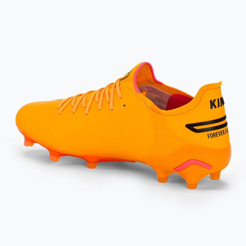 PUMA King Ultimate Fg/Ag sun stream/puma nero/sunset glow scarpe da calcio 3