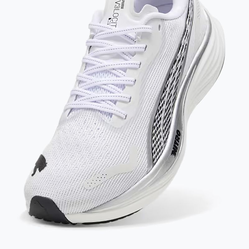 Scarpe da corsa da uomo PUMA Velocity Nitro 3 bianco 5
