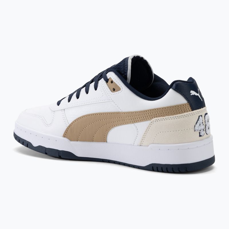 PUMA RBD Game Low Retro Club scarpe puma bianco/club navy/prairie tan 3