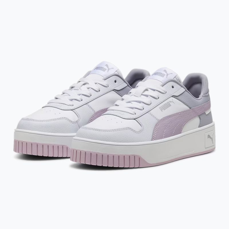 PUMA Carina Street scarpe da donna puma bianco/grape mist/puma argento 3