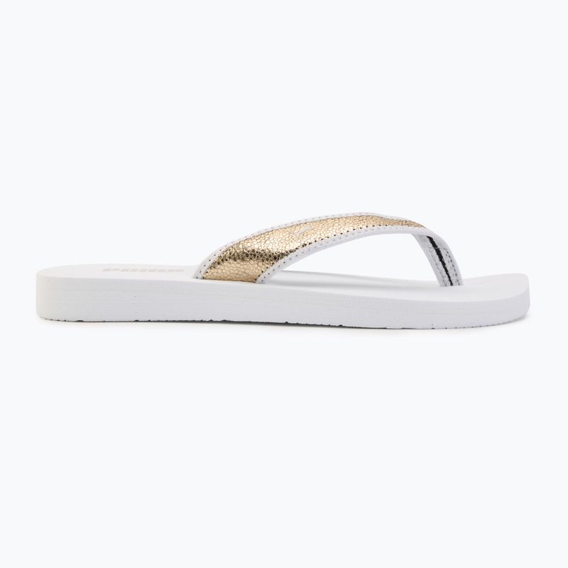 Infradito donna PUMA Sandy Flip Metallic Shine puma bianco/puma oro 2