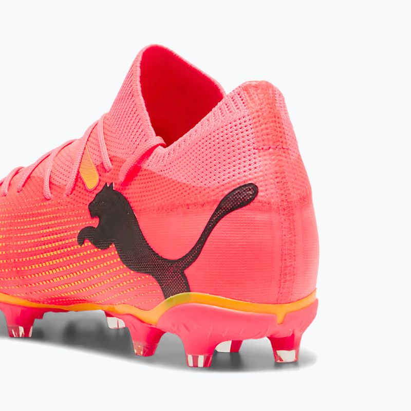PUMA Future 7 Match FG/AG sunset glow/puma nero/sun stream scarpe da calcio 13