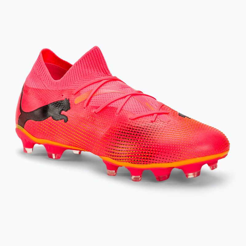PUMA Future 7 Match FG/AG sunset glow/puma nero/sun stream scarpe da calcio