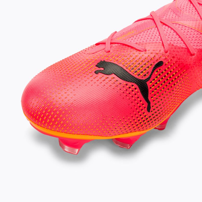 PUMA Future 7 Match FG/AG sunset glow/puma nero/sun stream scarpe da calcio 7