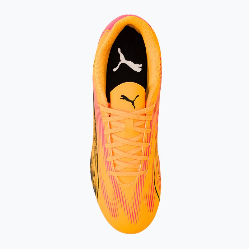 Scarpe da calcio PUMA Ultra Play FG/AG sunset glow/puma nero/sun stream 5