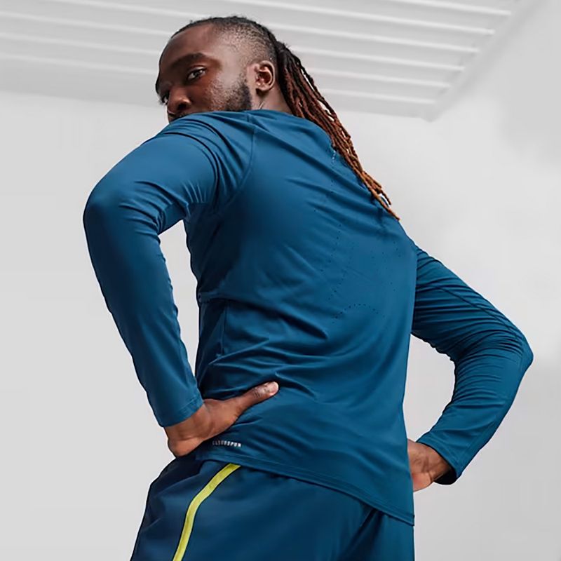 PUMA Run Cloudspun Uomo manica lunga da running blu 5