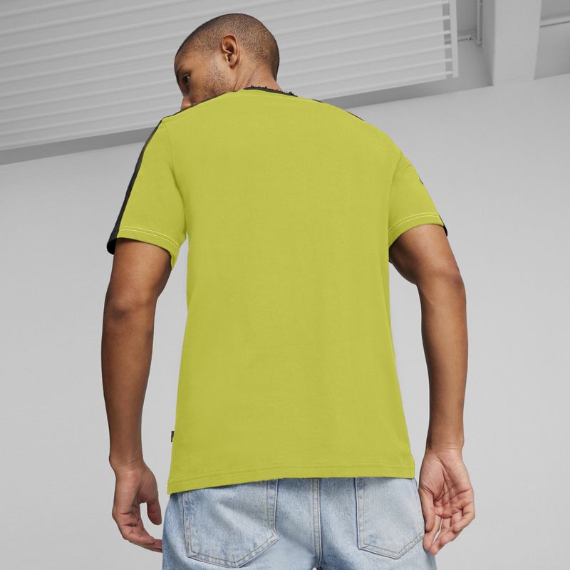 PUMA ESS+ Block Tee Uomo puma nero/lime sheen 7