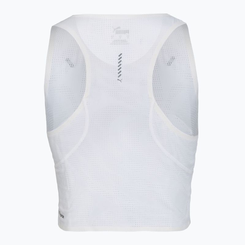 Top da allenamento PUMA Run Ultraspun Crop white 2