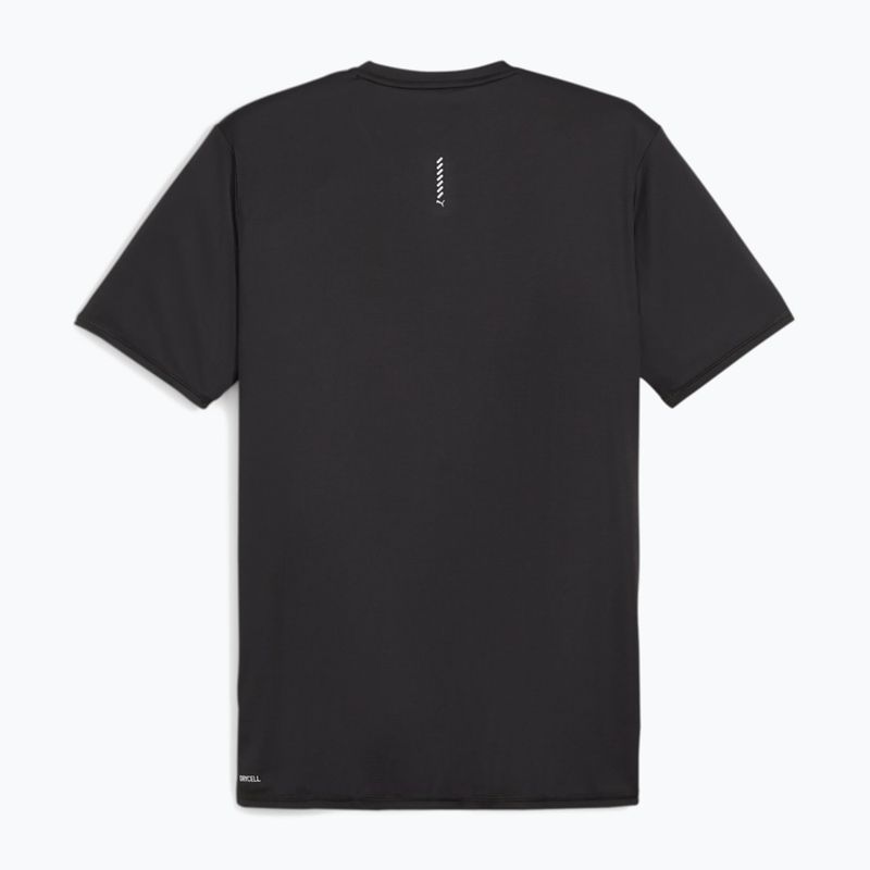 Maglietta da corsa PUMA Run Favorite Graphic nera da uomo 2
