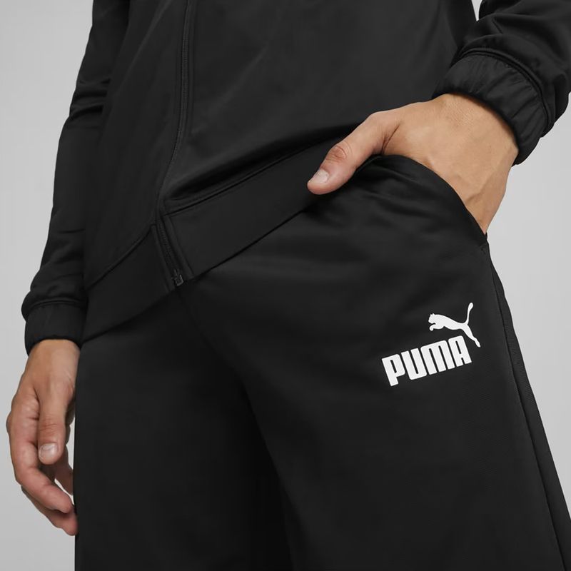 Tuta da uomo PUMA Power Poly nero 6