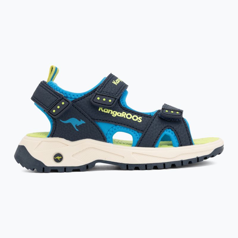 Sandali per bambini Kangaroos K-AS Ture dark navy/lime 2