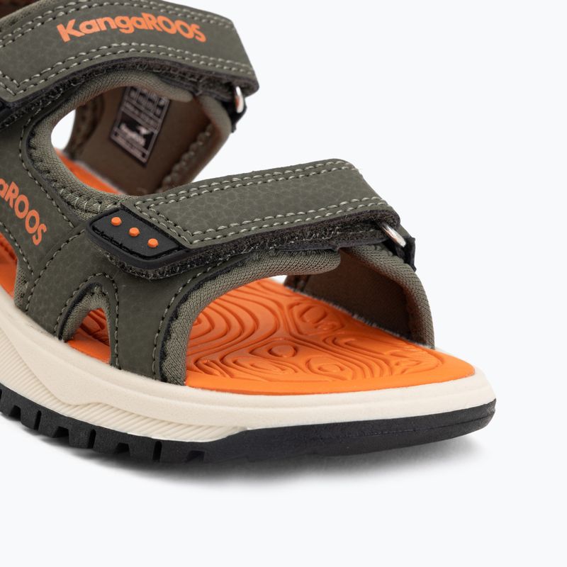 Sandali per bambini Kangaroos K-AS Ture olive/flame 7