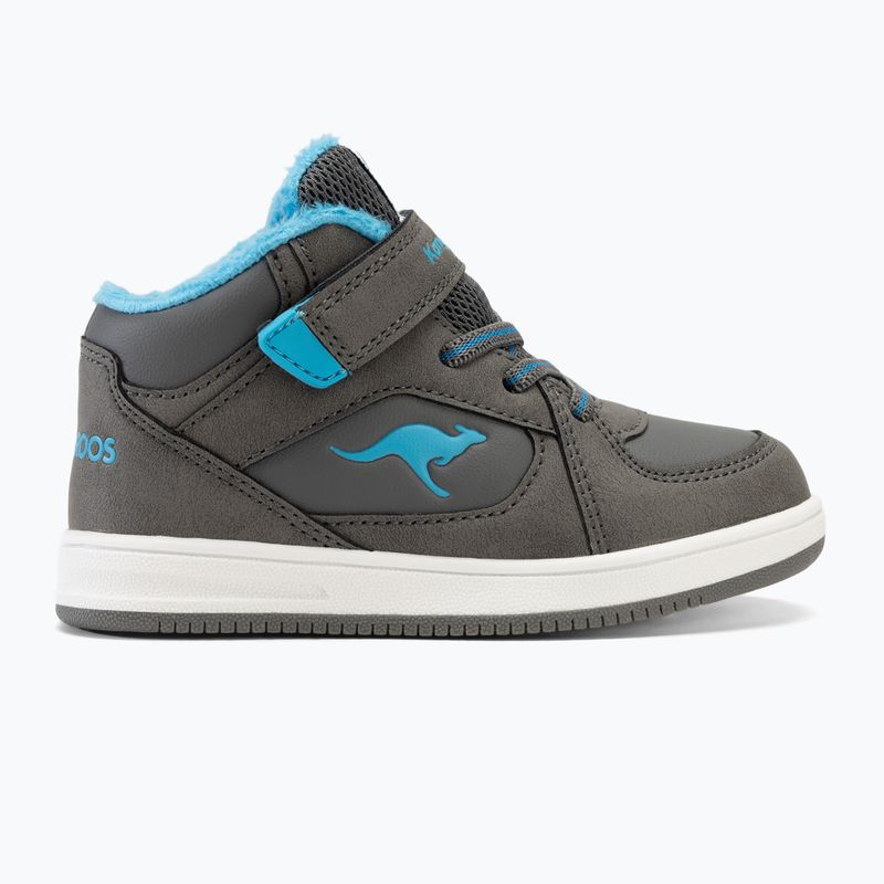 KangaROOS K-CPI Kalino Mid EV grigio acciaio / cielo scarpe da bambino 2