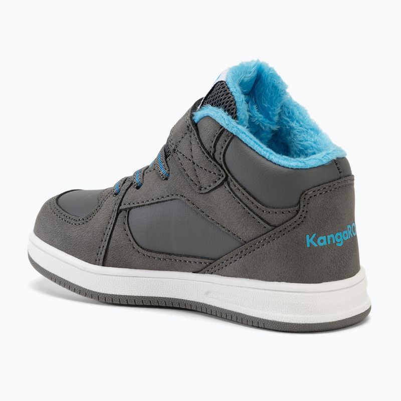 KangaROOS K-CPI Kalino Mid EV grigio acciaio / cielo scarpe da bambino 3