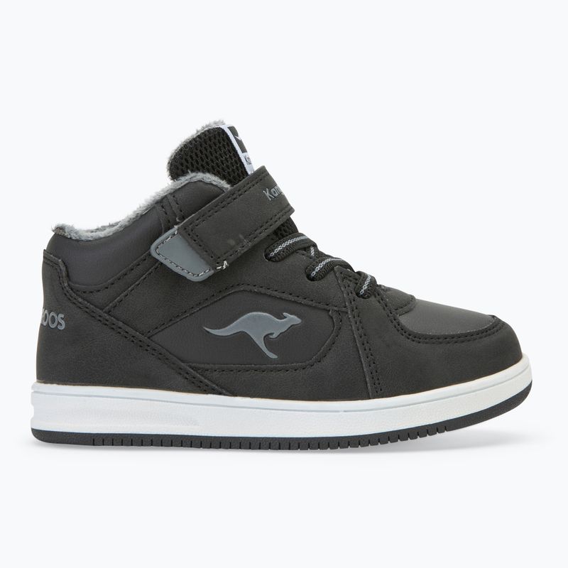 KangaROOS K-CPI Kalino Mid EV nero jet / grigio acciaio scarpe da bambino 2
