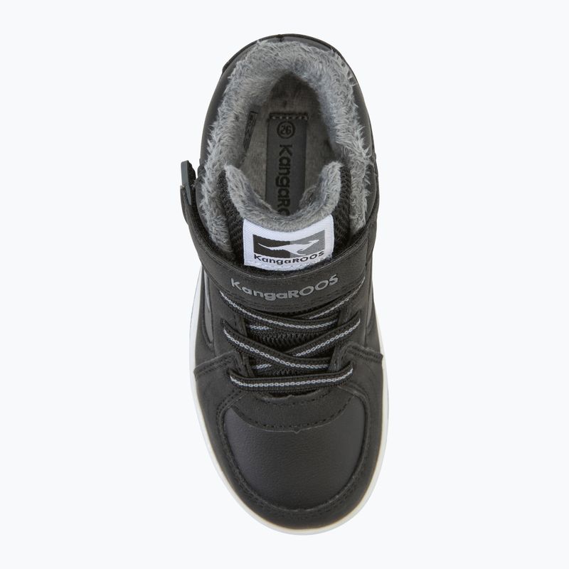 KangaROOS K-CPI Kalino Mid EV nero jet / grigio acciaio scarpe da bambino 5