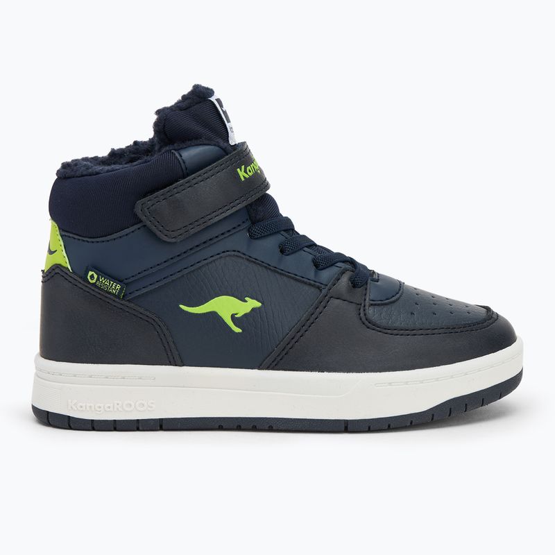 Scarpe KangaROOS per bambini K-CP Bound Mid EV navy scuro / lime 2