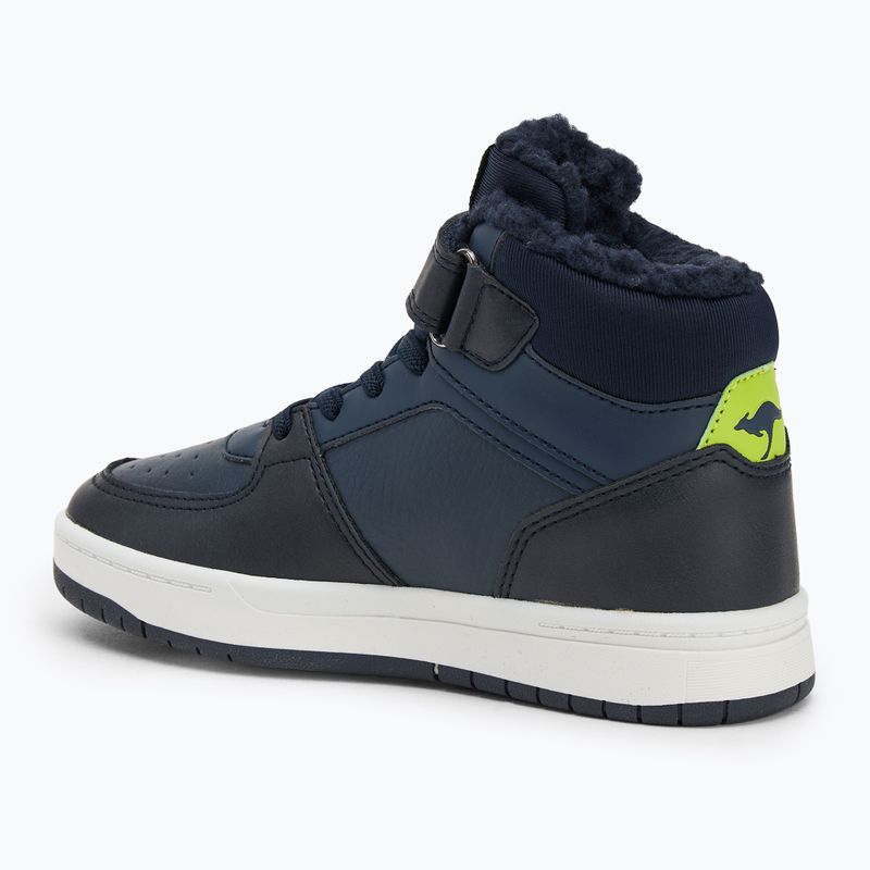 Scarpe KangaROOS per bambini K-CP Bound Mid EV navy scuro / lime 3