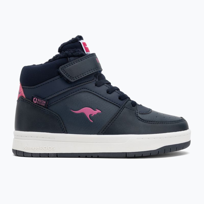 KangaROOS scarpe da bambino K-CP Bound Mid EV blu scuro/rosa 2