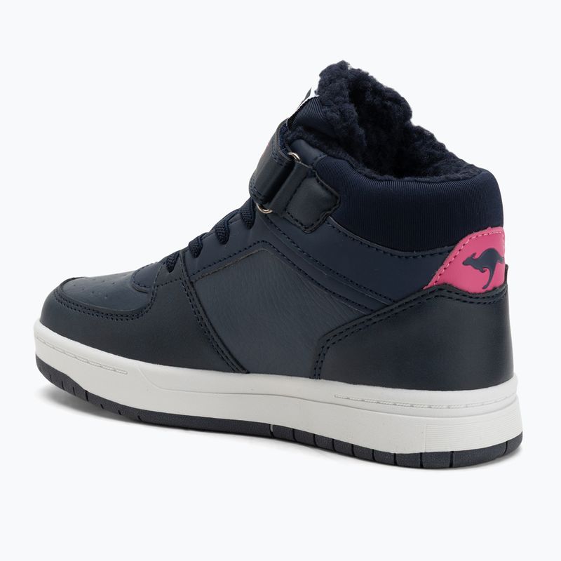 KangaROOS scarpe da bambino K-CP Bound Mid EV blu scuro/rosa 3