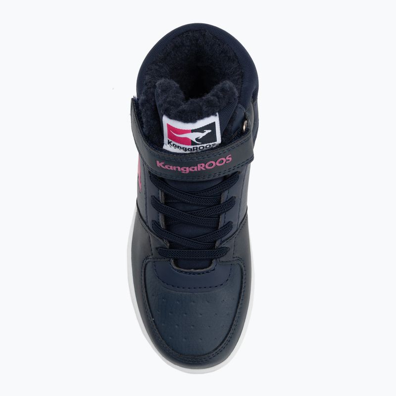 KangaROOS scarpe da bambino K-CP Bound Mid EV blu scuro/rosa 5