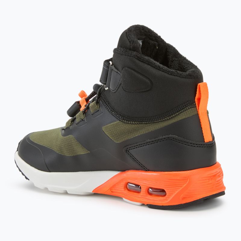 KangaROOS KX-Toke Mid EV scarpe da bambino verde militare / arancio neon 3