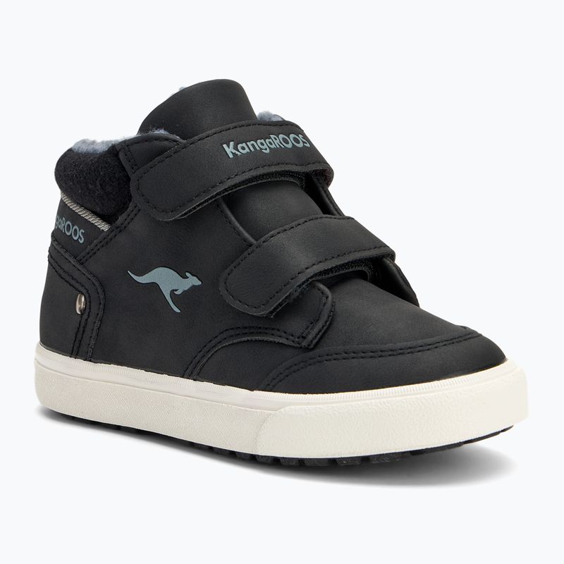 KangaROOS KaVu Primo V nero jet / grigio acciaio scarpe da bambino