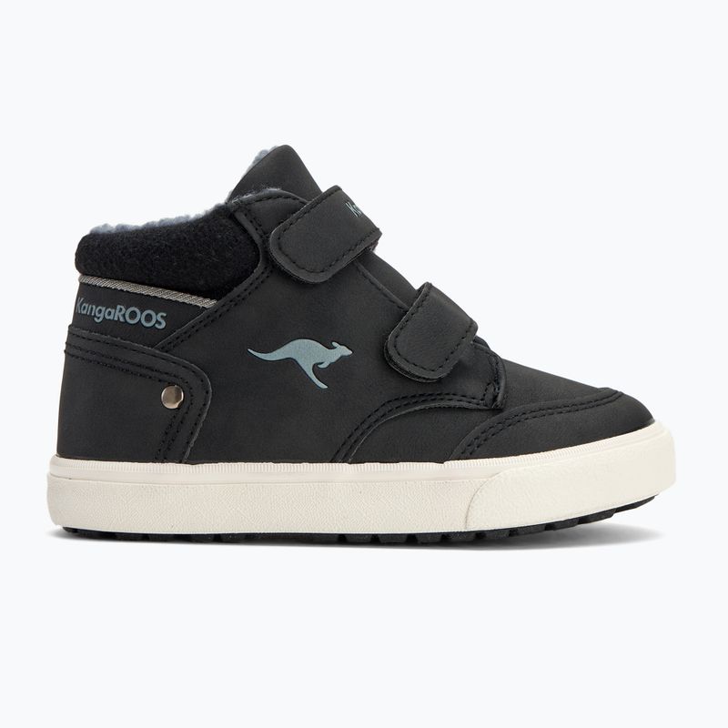 KangaROOS KaVu Primo V nero jet / grigio acciaio scarpe da bambino 2