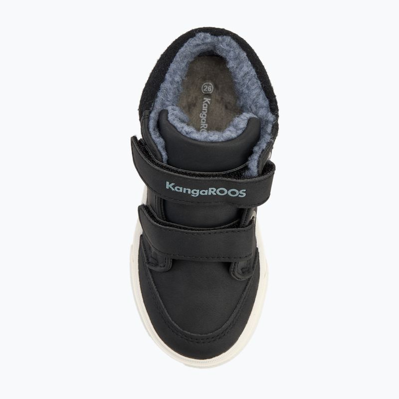 KangaROOS KaVu Primo V nero jet / grigio acciaio scarpe da bambino 5