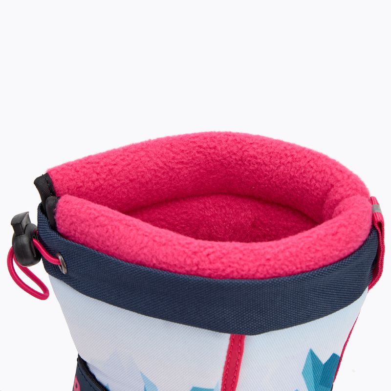 Stivali da neve per bambini KangaROOS Kanga-Bean IV dk navy/ daisy pink 5