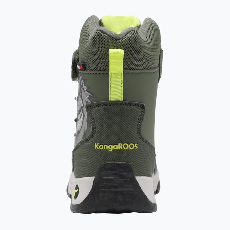 KangaROOS K-MJ Edison EV RTX SL oliva / limetta dino junior stivali da neve 12