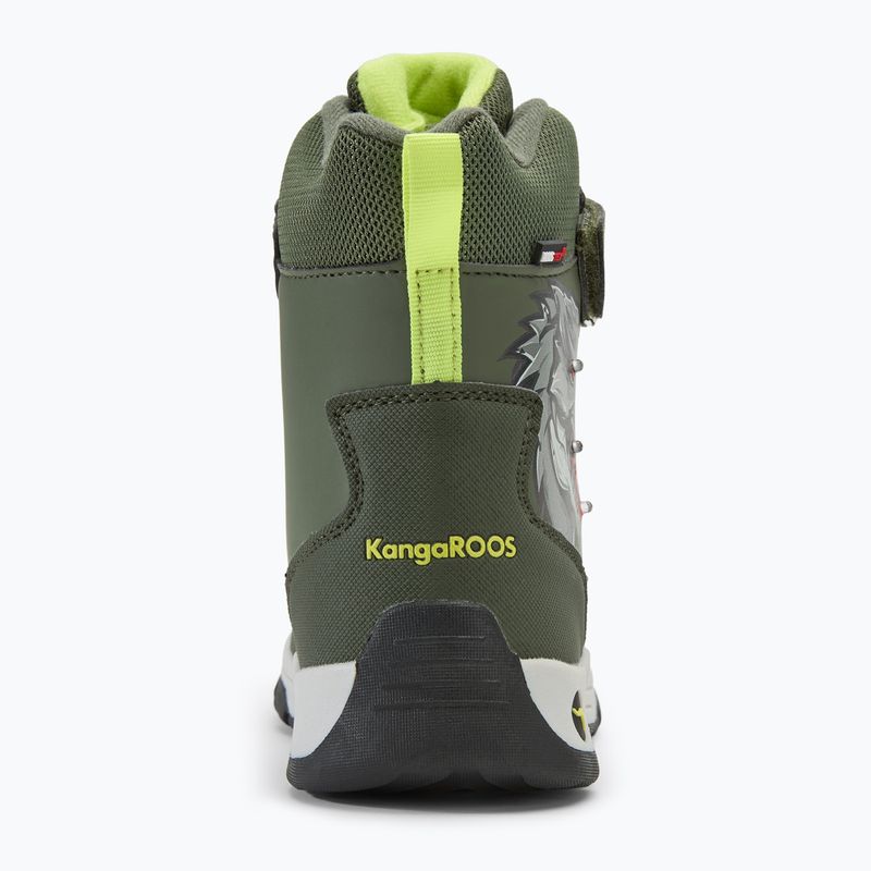KangaROOS K-MJ Edison EV RTX SL oliva / limetta dino junior stivali da neve 6