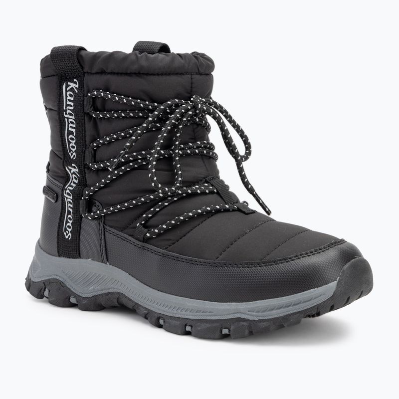 Stivali da neve da donna KangaROOS K-FW Shego jet nero / grigio acciaio