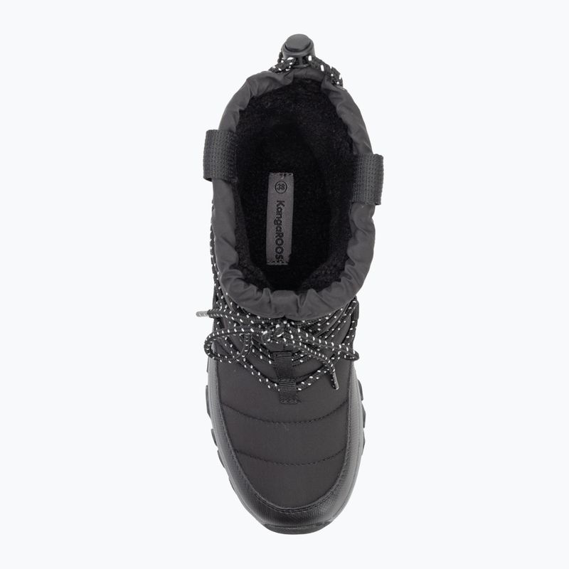 Stivali da neve da donna KangaROOS K-FW Shego jet nero / grigio acciaio 5