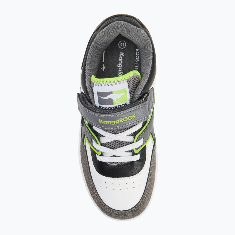 Scarpe da bambino KangaROOS K-CP Bounder EV grigio acciaio/verde neon 5