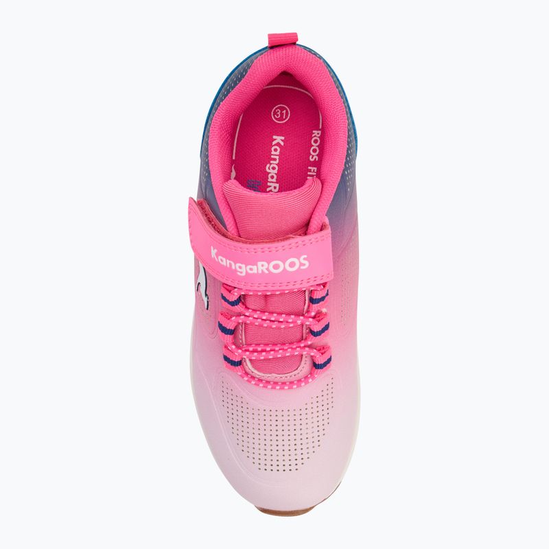 Scarpe da bambino KangaROOS KX-Bases EV rosa neon/bianco 5